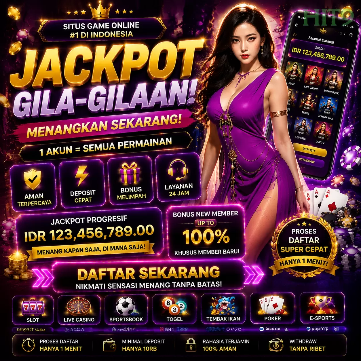 hit9 Bonus Menarik